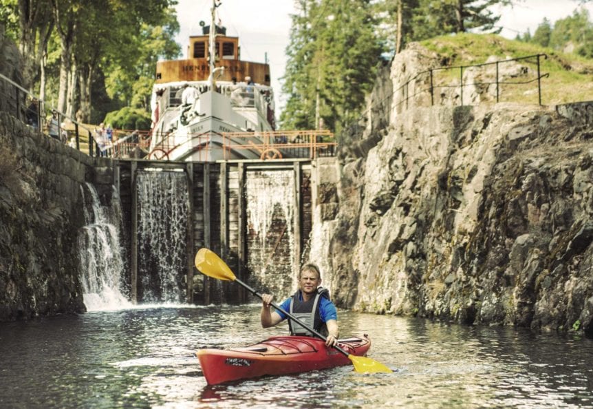 Padling i Telemarkskanalen