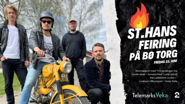Plakat med bandet